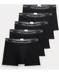 Polo Ralph Lauren 5-pack Klassieke Stretchkatoenen Boxers - Zwart