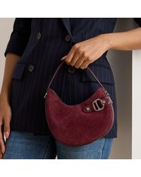 Ralph Lauren - Tasha Kleine Suède Crossbodytas - Lyst