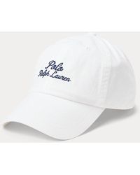 Polo Ralph Lauren - Cappellino da baseball in twill ricamato - Lyst