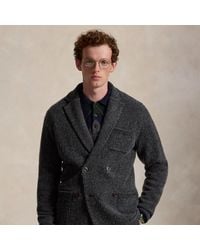 Polo Ralph Lauren - Wool-Cashmere Blazer Cardigan - Lyst