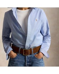 Polo Ralph Lauren - Square-Buckle Wide Suede Belt - Lyst