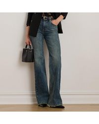 Ralph Lauren - Jean Flare Taille Haute - Lyst