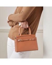 Ralph Lauren Collection - Ralph Lauren Calfskin Mini Rl50 Handbag - Lyst