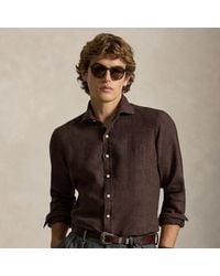Polo Ralph Lauren - Custom Fit Slub Linen Shirt - Lyst