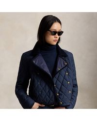 Polo Ralph Lauren - Double-Breasted Quilted Jacket - Lyst