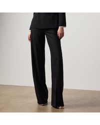 Ralph Lauren - Barnet Wool Barathea Tuxedo Pant - Lyst