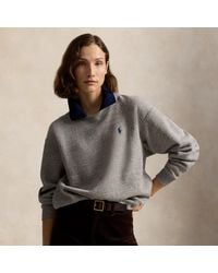 Polo Ralph Lauren - Polo-Collar Fleece Crewneck - Lyst