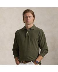 Polo Ralph Lauren - Taglie Plus - Polo in piqué a manica lunga - Lyst