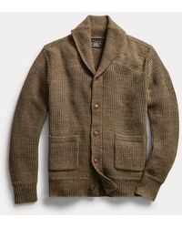 RRL - Cotton-wool Shawl-collar Cardigan - Lyst
