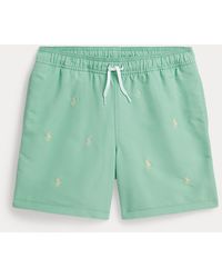 Polo Ralph Lauren - Ralph Lauren Boy's Traveler Polo Pony Swim Trunk - Lyst