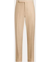 Ralph Lauren - Gregory Hand-Tailored Twill Suit Trouser - Lyst