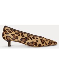 Ralph Lauren - Francesca Leopard-Print Haircalf Pump - Lyst