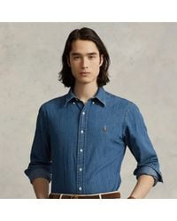 Polo Ralph Lauren - Custom Fit Denim Overhemd - Lyst