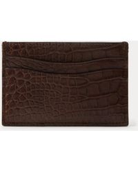 Ralph Lauren - Caiman Card Case - Lyst