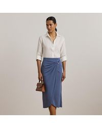 Ralph Lauren - Falda De Tubo De Punto Jersey Elástico - Lyst