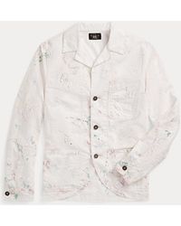RRL - Paint-splatter Linen-cotton Work Jacket - Lyst