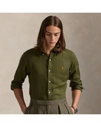 Polo Ralph Lauren - Custom Fit Linen Shirt - Lyst