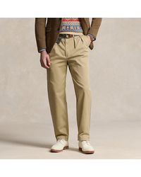 Polo Ralph Lauren - Pantaloni Whitman in chino con pieghe - Lyst