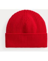 Ralph Lauren - Bonnet Côtelé En Cachemire - Lyst