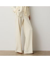 Ralph Lauren - Dean Ii Wool Gabardine Trousers - Lyst