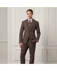 Ralph Lauren Purple Label - Kent Hand-tailored Plaid 3-piece Suit - Lyst