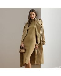 Ralph Lauren - Ribbed Sleeveless Mockneck Sweater Dress - Lyst