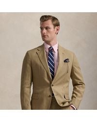Ralph Lauren - Tailored-Fit Polo-Anzugjacke Aus Leinen - Lyst