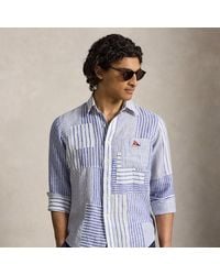 Polo Ralph Lauren - Classic Fit Patchwork Linen Shirt - Lyst