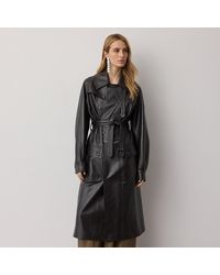 Ralph Lauren - Bailey Lambskin Trench Coat - Lyst