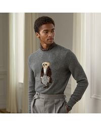 Ralph Lauren - Truien & Vesten ,Grijs ,Kasjmier Bear Pullover - Lyst