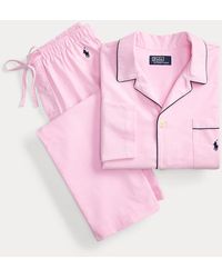 Ralph Lauren - Cotton Oxford Pajama Set - Lyst