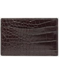 Ralph Lauren - Alligator Card Case - Lyst