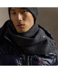 Polo Ralph Lauren - Sciarpa double-face in misto lana - Lyst