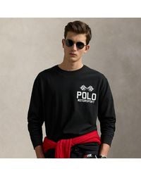 Ralph Lauren - Classic Fit Slub Jersey Graphic T-Shirt - Lyst