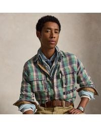 Polo Ralph Lauren - Classic Fit Plaid Brushed Flannel Shirt - Lyst