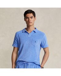 Polo Ralph Lauren - Custom Slim Fit Badstof Polo-shirt - Lyst