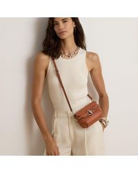 Ralph Lauren - Leather Small Blaike Crossbody Bag - Lyst