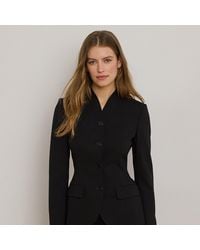 Ralph Lauren - Stretch Wool Crepe Jacket - Lyst