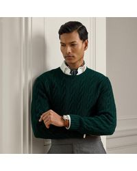 Ralph Lauren - Cable-Knit Cashmere Jumper - Lyst
