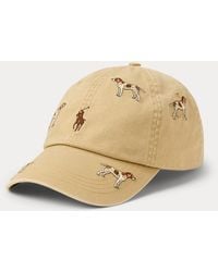 Polo Ralph Lauren - Dog-Embroidered Twill Ball Cap - Lyst