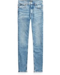 light blue polo jeans