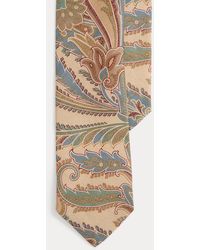 Ralph Lauren - Paisley-Print Linen Tie - Lyst