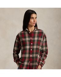 Ralph Lauren - Relaxed Fit Plaid Cotton Twill Shirt - Lyst