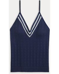 Ralph Lauren - Cricket Cable V-Neck Camisole - Lyst