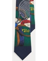 Polo Ralph Lauren - Tennis-Print Silk Tie - Lyst