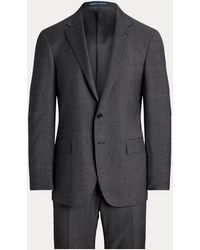 Polo Ralph Lauren Polo-Anzug aus Sharkskin-Wolle - Grau