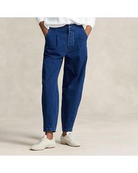 Polo Ralph Lauren - Taps Toelopende Jeans Met Visgraatmotief - Lyst