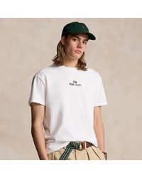 Polo Ralph Lauren - Camiseta de punto jersey con logotipo - Lyst
