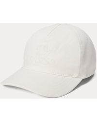 Ralph Lauren - Baseballkappe Aus Twill Mit Monogramm - Lyst