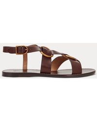 【大注目】POLO RALPH LAUREN ★ Double O-Ring Leather Sandal POLO RALPH LAUREN Double O-Ring Leather Sandal | endource